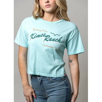 KIMES RANCH - T-Shirt Lucky B Greetings - Menthe