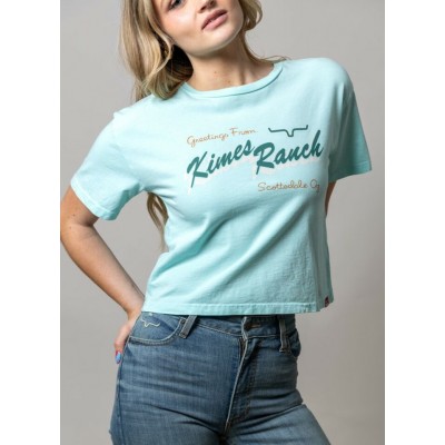 KIMES RANCH - T-Shirt Lucky B Greetings - Menthe