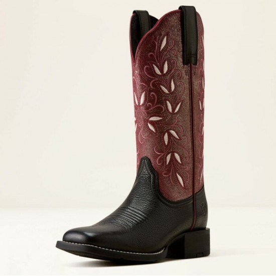 ARIAT - Bottes Round Up Holly - Obsidian Fairy Berry 