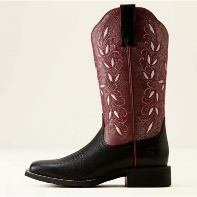 ARIAT - Bottes Round Up Holly - Obsidian Fairy Berry 