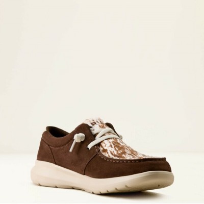ARIAT - Chaussures femme HILO - Coffee Bean Cow Print
