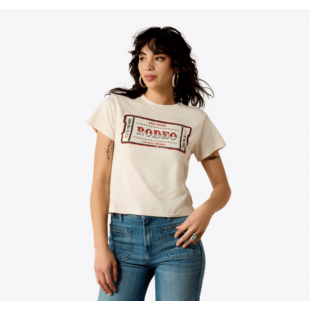 ARIAT - T-shirt One in the West - Naturel
