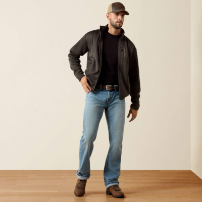 ARIAT - Caldwell Full Zip Sweater - Beluga