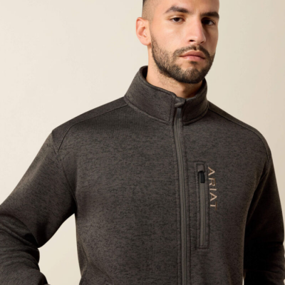 ARIAT - Caldwell Full Zip Sweater - Beluga