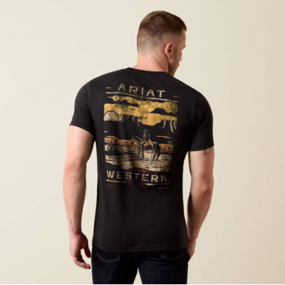 ARIAT - T-shirt Monument Gaucho - Noir