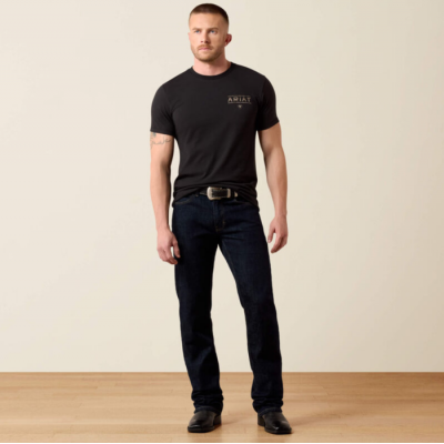 ARIAT - T-shirt Monument Gaucho - Noir