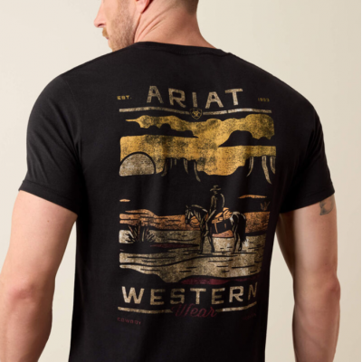 ARIAT - T-shirt Monument Gaucho - Noir