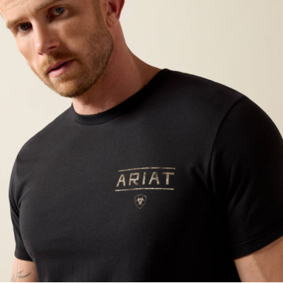 ARIAT - T-shirt Monument Gaucho - Noir
