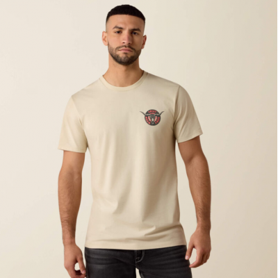 ARIAT - T-shirt Steer Freedom - Naturel