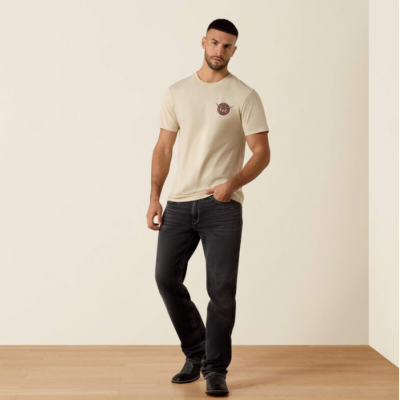 ARIAT - T-shirt Steer Freedom - Naturel