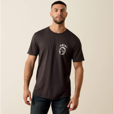 ARIAT - T-shirt Bison Brother - Noir Vintage