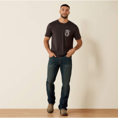 ARIAT - T-shirt Bison Brother - Noir Vintage