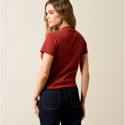ARIAT - T-shirt Stable - Burnt Henna