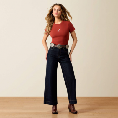 ARIAT - T-shirt Stable - Burnt Henna