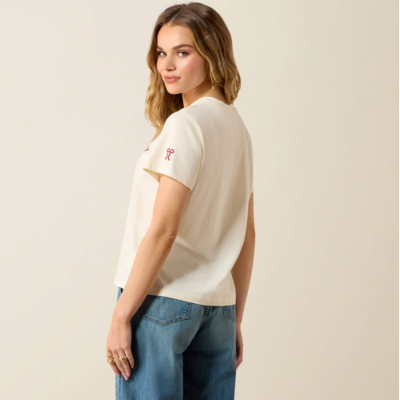 ARIAT - T-shirt Collegiate Darlin - Crème