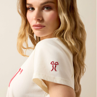 ARIAT - T-shirt Collegiate Darlin - Crème