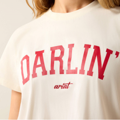 ARIAT - T-shirt Collegiate Darlin - Crème