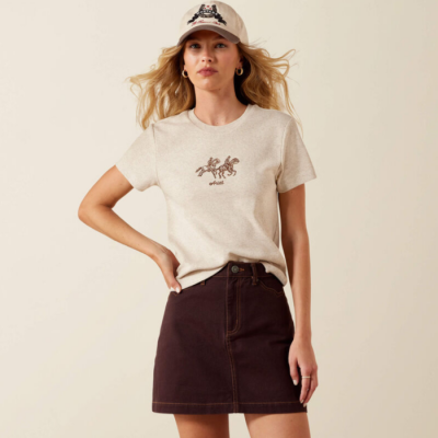 ARIAT - T-shirt Pony Club - Oatmeal