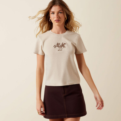ARIAT - T-shirt Pony Club - Oatmeal