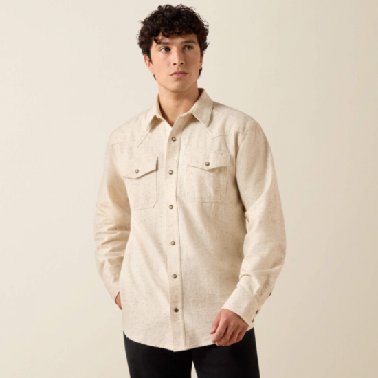 ARIAT - Chemise Retro Hercules Fitted Snap - Peyote