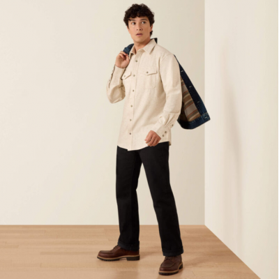 ARIAT - Chemise Retro Hercules Fitted Snap - Peyote