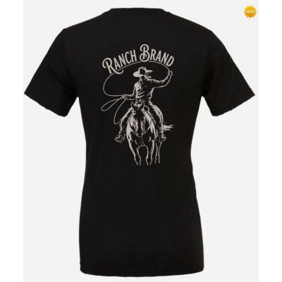 RANCH BRAND - T-Shirt Homme Roper - noir
