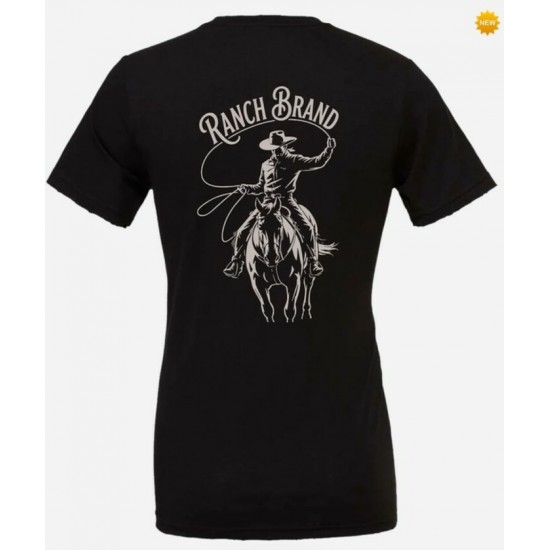 RANCH BRAND - T-Shirt Homme Roper - noir