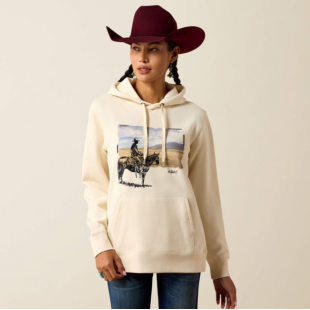 ARIAT - Hoodie Wish You Were Here - Parchemin