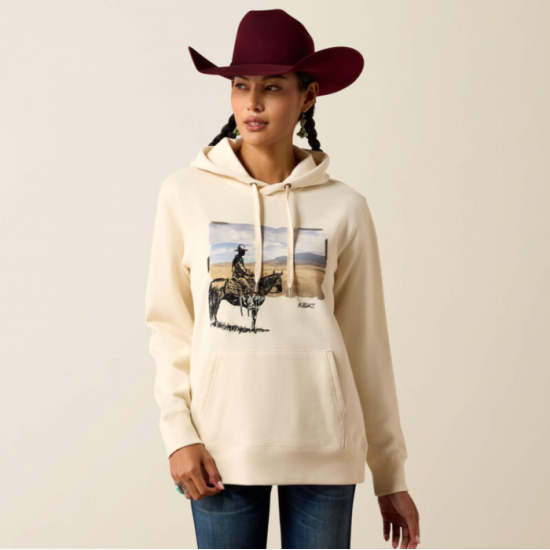 ARIAT - Hoodie Wish You Were Here - Parchemin