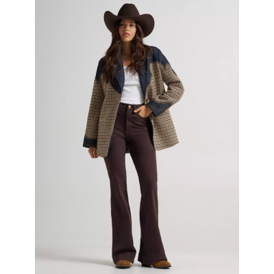 WRANGLER® - Jeans Taille Haute Retro® Bailey - Brun