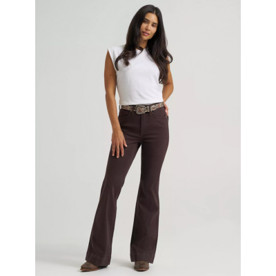 WRANGLER® - Jeans Taille Haute Retro® Bailey - Brun