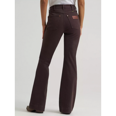 WRANGLER® - Jeans Taille Haute Retro® Bailey - Brun
