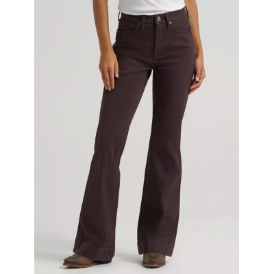 WRANGLER® - Jeans Taille Haute Retro® Bailey - Brun