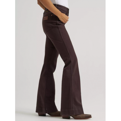 WRANGLER® - Jeans Taille Haute Retro® Bailey - Brun