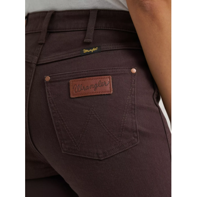 WRANGLER® - Jeans Taille Haute Retro® Bailey - Brun