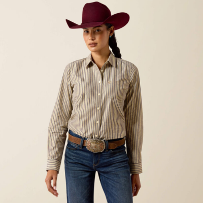 ARIAT - Chemise Kirby - Chocolate Plum Stripe