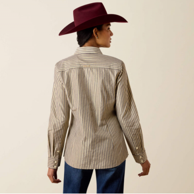 ARIAT - Chemise Kirby - Chocolate Plum Stripe