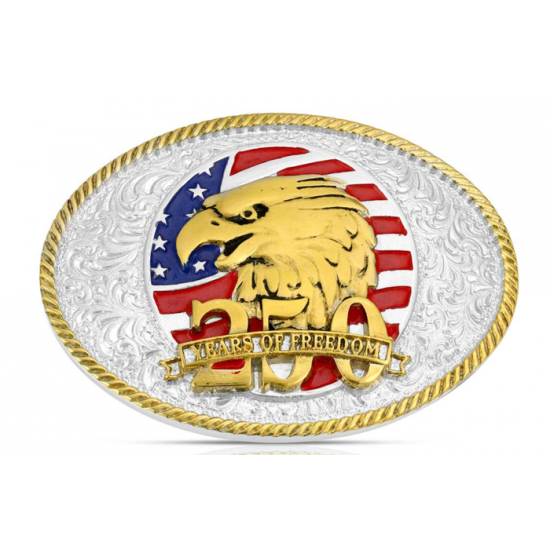 MONTANA SILVERSMITH - Boucle de ceinture 250 Years of Freedom