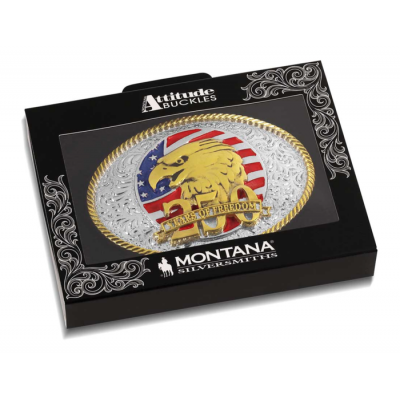 MONTANA SILVERSMITH - Boucle de ceinture 250 Years of Freedom
