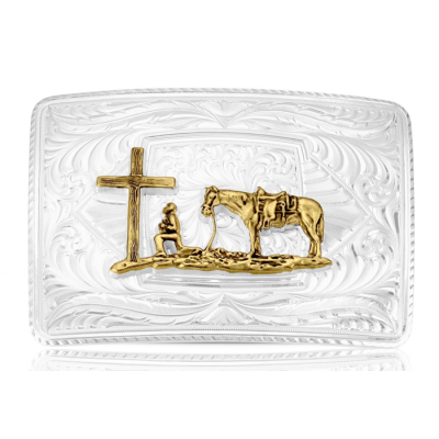 MONTANA SILVERSMITH - Boucle de ceinture Western...