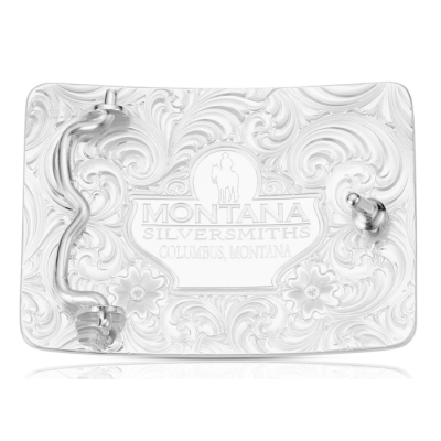 MONTANA SILVERSMITH - Boucle de ceinture Western Standard Praying Cowboy
