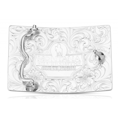 MONTANA SILVERSMITH - Boucle de ceinture Open Country Longhorn