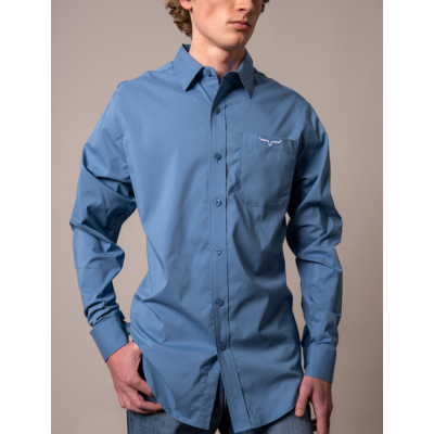 KIMES RANCH - Chemise KR Team - Bleu Carbone