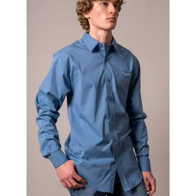 KIMES RANCH - Chemise KR Team - Bleu Carbone
