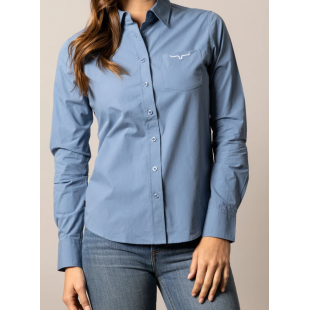 KIMES RANCH - Chemise KR Team - Bleu Carbone