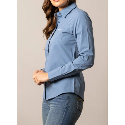KIMES RANCH - Chemise KR Team - Bleu Carbone