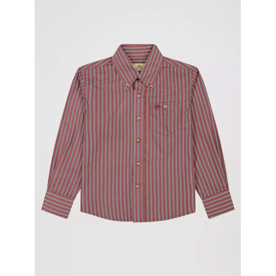WRANGLER® - Chemise Western pour Garçons - Rouge