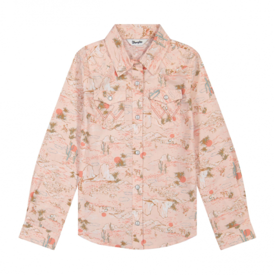 WRANGLER® - Chemise Western pour Filles - Rose
