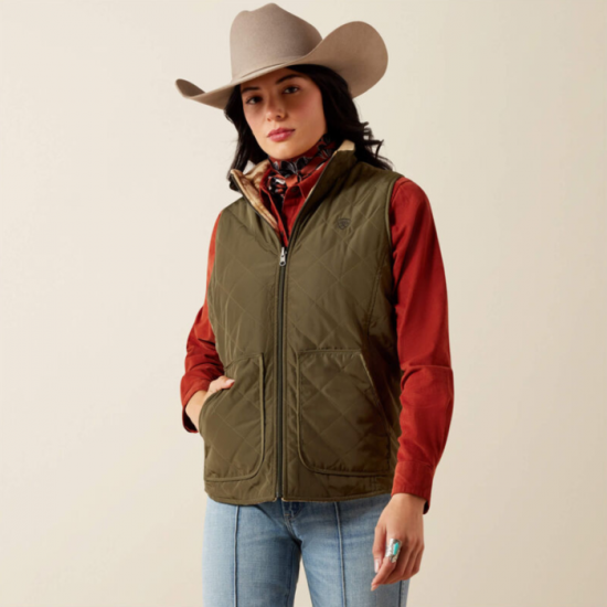 ARIAT - Veste Isolé Dilon 2.0 Reversible - Vert Ivy