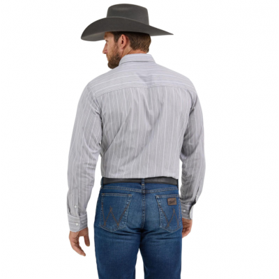 WRANGLER® - Chemise Wrangler X Cody Johnson - Gris et blanc